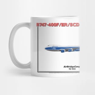 Boeing B747-400F/ER/SCD - AirBridgeCargo (Art Print) Mug